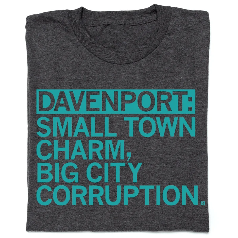 Long Sleeve T-shirt-Davenport: Small Town Charm