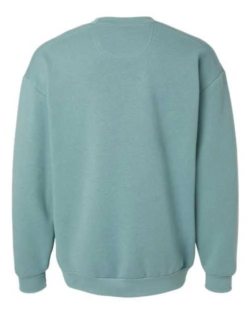 Loose Fit Sweatshirt-American Apparel RF496 ReFlex Fleece Crewneck Sweatshirt - Arctic