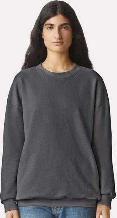 Comfy Lounge Sweatshirt-American Apparel RF496 ReFlex Fleece Crewneck Sweatshirt - Asphalt