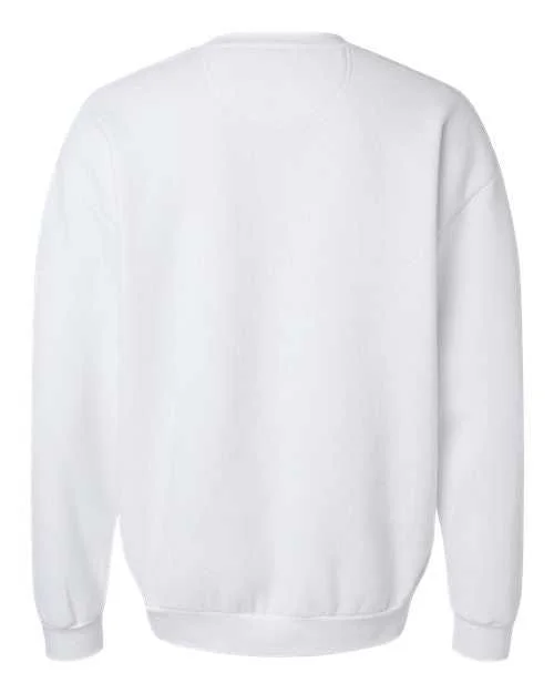 Comfortable Pullover-American Apparel RF496 ReFlex Fleece Crewneck Sweatshirt - White