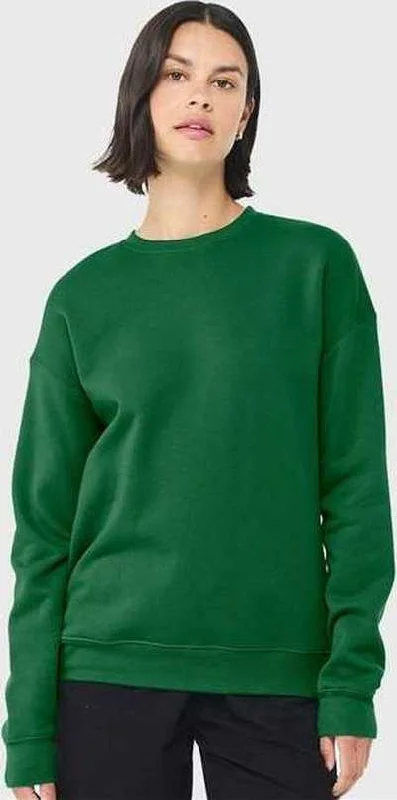 Classic Fit Sweatshirt-Bella + Canvas 3945 Sponge Fleece Drop Shoulder Crewneck Sweatshirt - Kelly