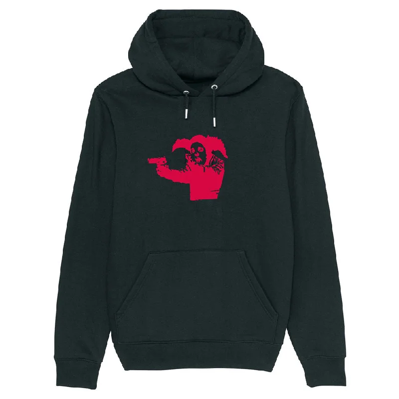 Iconic Sweatshirt-Clown Skateboards Team Classic Hood Black