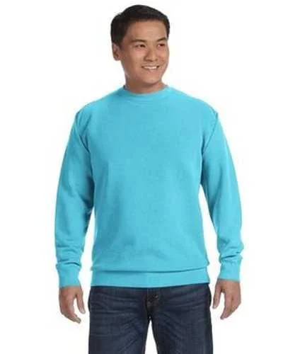 Fleece Sweatshirt-Comfort Colors 1566 Adult Crewneck Sweatshirt - Lagoon Blue