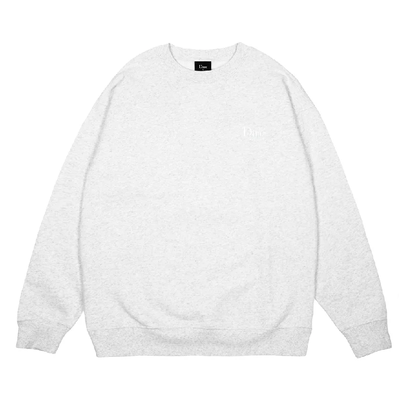 Classic Fit Sweatshirt-Dime Classic Small Logo Crewneck - Ash