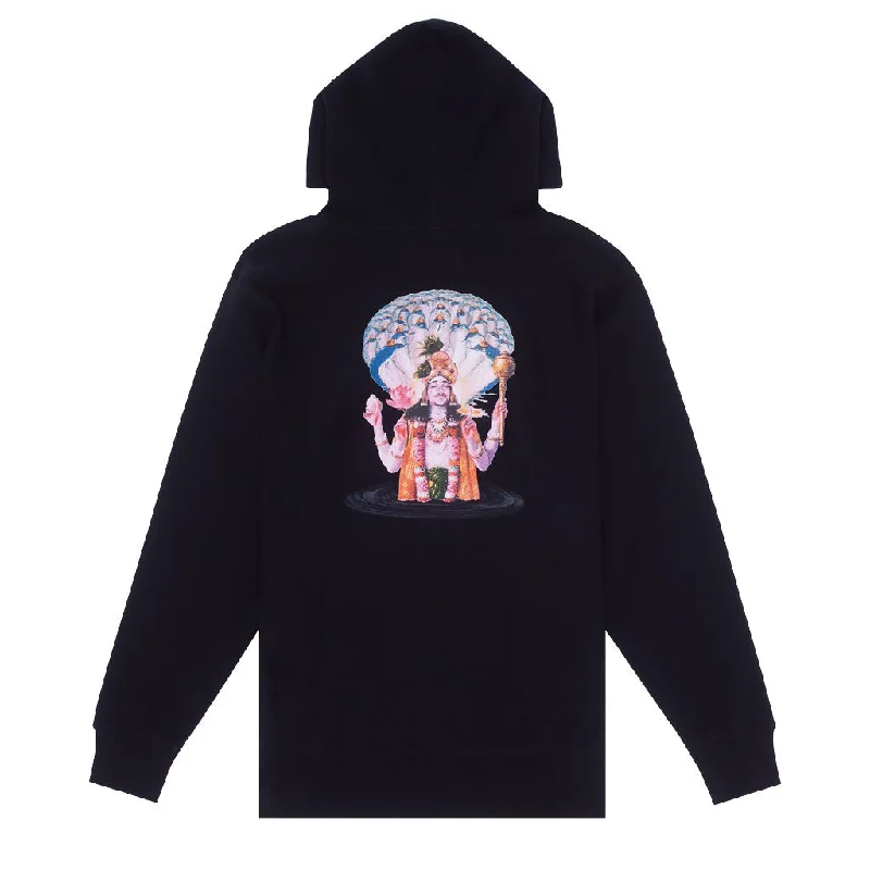 Fun Graphic Sweatshirt-Fucking Awesome KB Genesh Hoodie Black