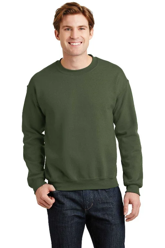 Minimalist Sweatshirt-Gildan 18000 Heavy Blend Crewneck Sweatshirt - Military Green