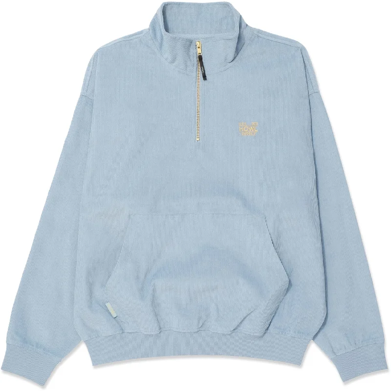 Sports Sweatshirt-Howl Corduroy Half Zip Uniform Blue 2025