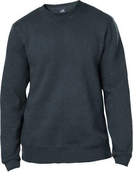 Stylish Sweatshirt-J. America 8424 Premium Fleece Crewneck Sweatshirt - Navy