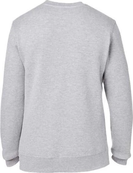 Soft Cotton Sweatshirt-J. America 8424 Premium Fleece Crewneck Sweatshirt - Oxford