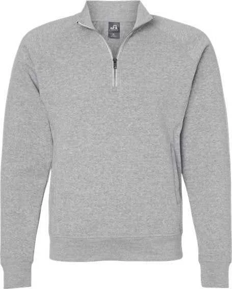 Soft Touch Sweatshirt-J. America 8869 Triblend Quarter-Zip Sweatshirt - Gray Triblend