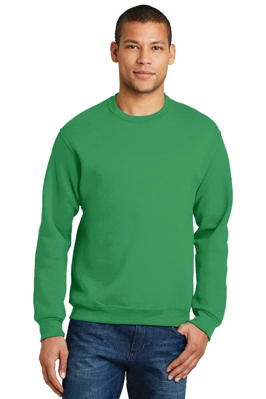 Warm Layer Sweatshirt-Jerzees 562MR Nublend Crewneck Sweatshirt - Kelly