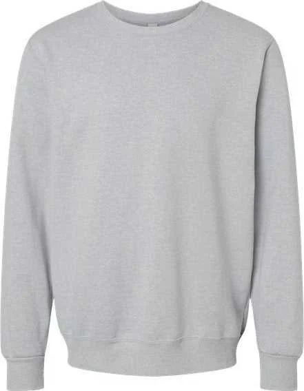 Eco-Friendly Sweatshirt-Jerzees 701MR Eco Premium Blend Ringspun Crewneck Sweatshirt - Frost Gray Heather