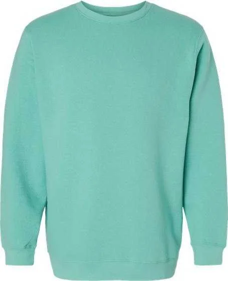 Bright Color Sweatshirt-Lat 6925 Elevated Fleece Crewneck Sweatshirt - Saltwater