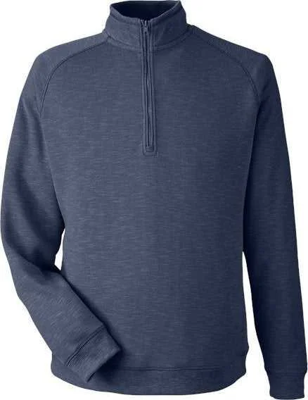 Travel-Friendly Sweatshirt-Nautica N17991 Sun Surfer Supreme Quarter-Zip Sweatshirt - Vintage Navy